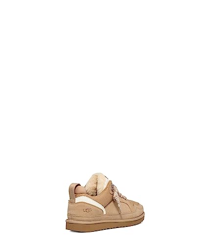 UGG Unisex-Child Lowmel Sneaker, Sand, 2 Little Kid