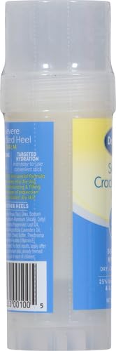 Dr. Scholl's Severe Cracked Heel Repair Restoring Balm 2.5oz, with 25% Urea for Dry, Cracked Feet, Heals and Moisturizes for Healthy Feet