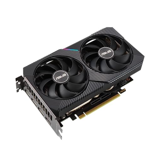 ASUS Dual NVIDIA GeForce RTX 3060 V2 OC Edition 12GB GDDR6 Gaming Graphics Card (PCIe 4.0, 12GB GDDR6 Memory, HDMI 2.1, DisplayPort 1.4a, 2-Slot, Axial-tech Fan Design, 0dB Technology)