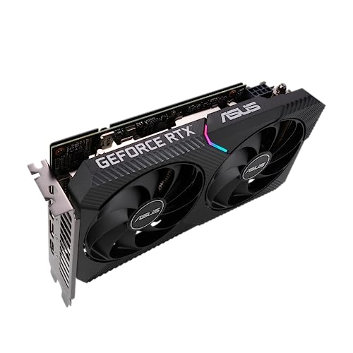 ASUS Dual NVIDIA GeForce RTX 3060 V2 OC Edition 12GB GDDR6 Gaming Graphics Card (PCIe 4.0, 12GB GDDR6 Memory, HDMI 2.1, DisplayPort 1.4a, 2-Slot, Axial-tech Fan Design, 0dB Technology)