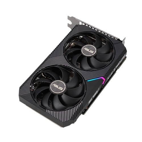 ASUS Dual NVIDIA GeForce RTX 3060 V2 OC Edition 12GB GDDR6 Gaming Graphics Card (PCIe 4.0, 12GB GDDR6 Memory, HDMI 2.1, DisplayPort 1.4a, 2-Slot, Axial-tech Fan Design, 0dB Technology)