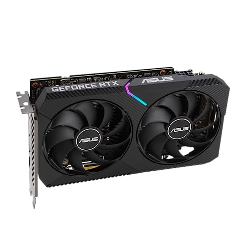 ASUS Dual NVIDIA GeForce RTX 3060 V2 OC Edition 12GB GDDR6 Gaming Graphics Card (PCIe 4.0, 12GB GDDR6 Memory, HDMI 2.1, DisplayPort 1.4a, 2-Slot, Axial-tech Fan Design, 0dB Technology)