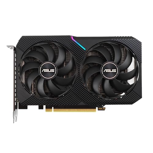 ASUS Dual NVIDIA GeForce RTX 3060 V2 OC Edition 12GB GDDR6 Gaming Graphics Card (PCIe 4.0, 12GB GDDR6 Memory, HDMI 2.1, DisplayPort 1.4a, 2-Slot, Axial-tech Fan Design, 0dB Technology)