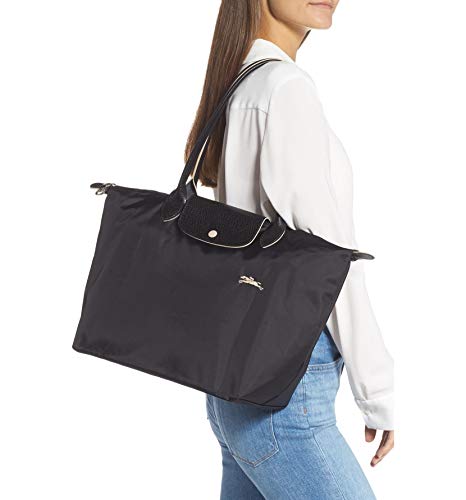 Longchamp Le Pliage Large Tote Bag in Black