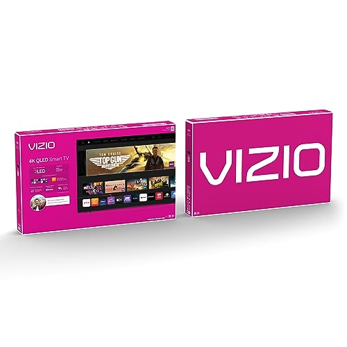 VIZIO 65-inch Quantum Pro 4K QLED 120Hz Smart TV with 1,000 nits brightness, Dolby Vision, Local Dimming, 240FPS @ 1080p PC Gaming, WiFi 6E, Apple AirPlay, Google Cast Built-in (VQP65C-84, 2023)