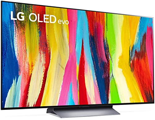 LG C2 Series 77-Inch Class OLED evo Smart TV OLED77C2PUA, 2022 - AI-Powered 4K TV, Alexa Built-in