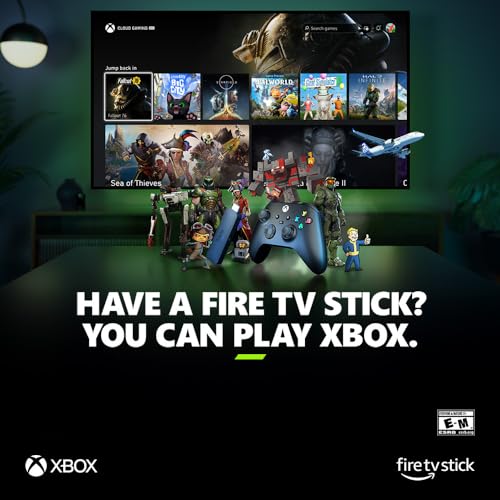 Xbox Amazon Fire TV Stick 4K Max with Robot White Core Wireless Controller Bundle + Free Month of Game Pass for New Members