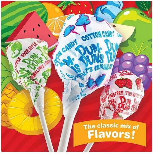 Generic Dum Dum Pops, Assorted Flavors Lollipops in Bulk Candy - (10 Pound)- - All-Time Classic Flavors - Lollipops Bulk, Bulk Suckers, Individually Wrapped - Bulk Candy For Any Occasion