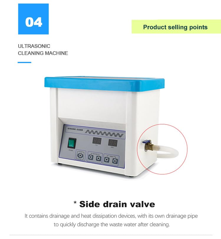 Glasses Ultrasonic Cleaner with Digital Timer Heater 5L Ultrasonic Cleaner