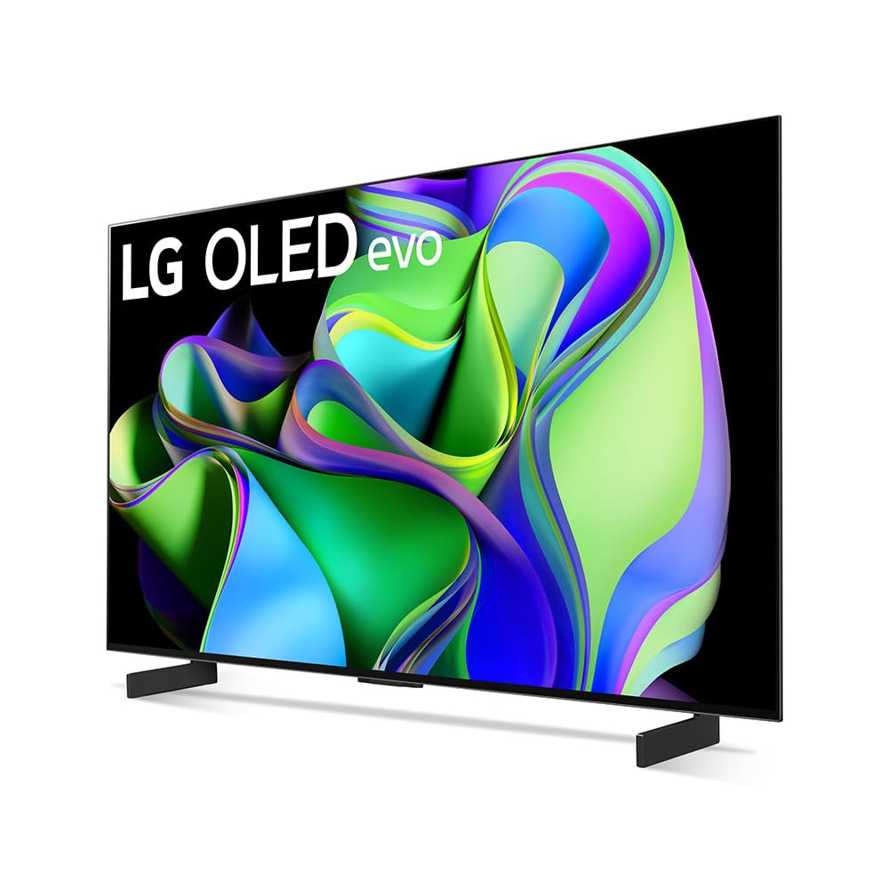 LG OLED77C3PUA OLED evo C3 77 Inch HDR 4K Smart OLED TV 2023 (Renewed) Bundle with 2 YR CPS Enhanced Protection Pack