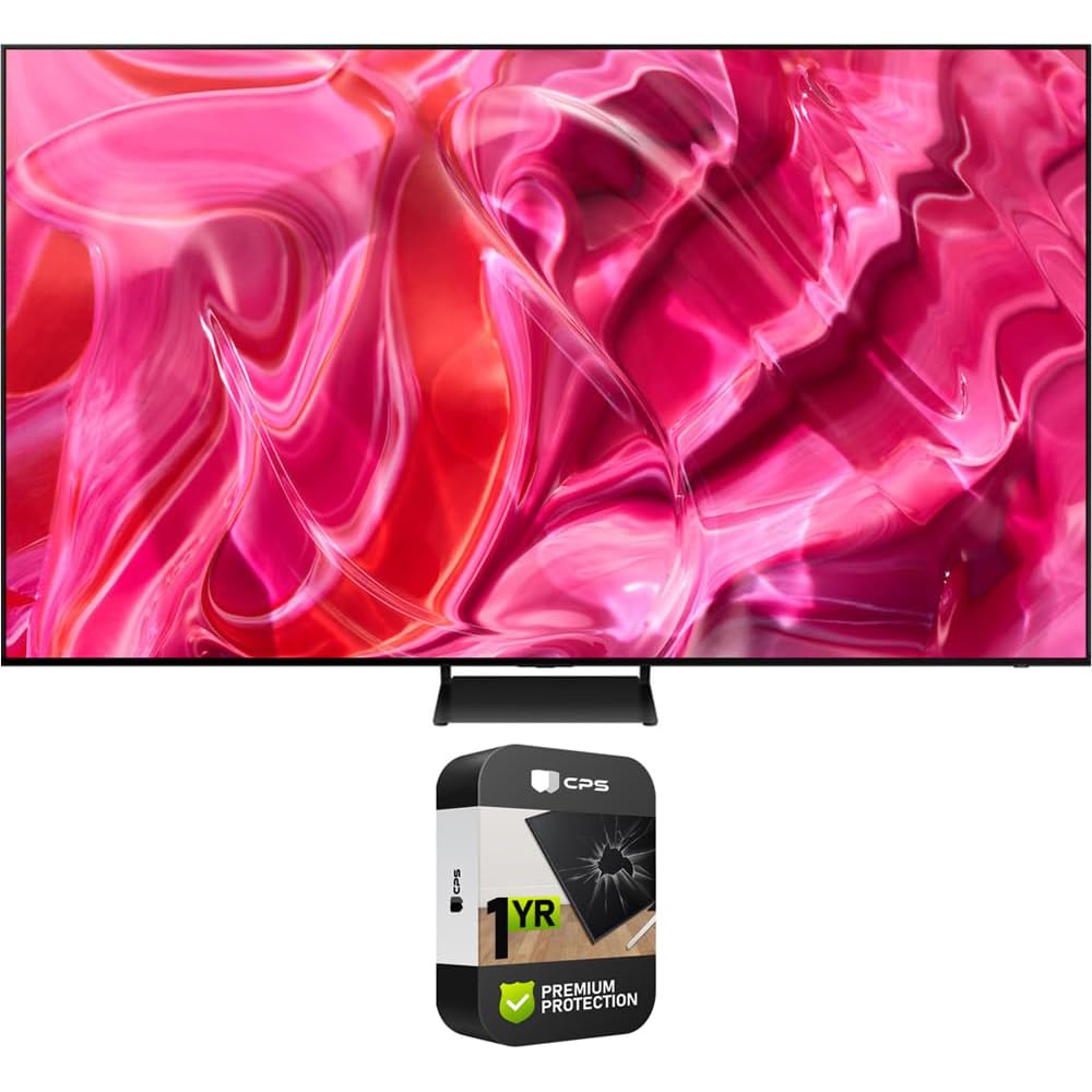 SAMSUNG QN83S90CAEXZA 83 Inch OLED 4K Smart TV 2023 Bundle with 1 YR CPS Enhanced Protection Pack