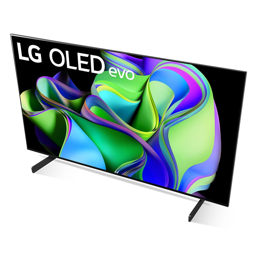 LG OLED77C3PUA OLED evo C3 77 Inch HDR 4K Smart OLED TV 2023 (Renewed) Bundle with 2 YR CPS Enhanced Protection Pack