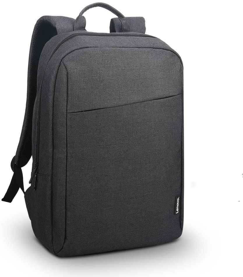 Lenovo Laptop Backpack B210, 15.6-Inch Laptop/Tablet, Durable, Water-Repellent, Lightweight, Clean Design, Sleek for Travel, Business Casual or College, GX40Q17225, Black