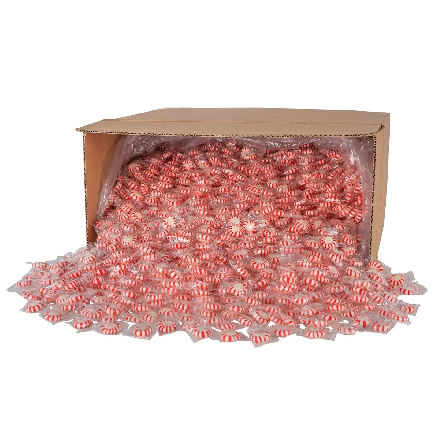 Starlight Candy, (15-LB) Bulk Box, "Individually Wrapped", "Peppermint"