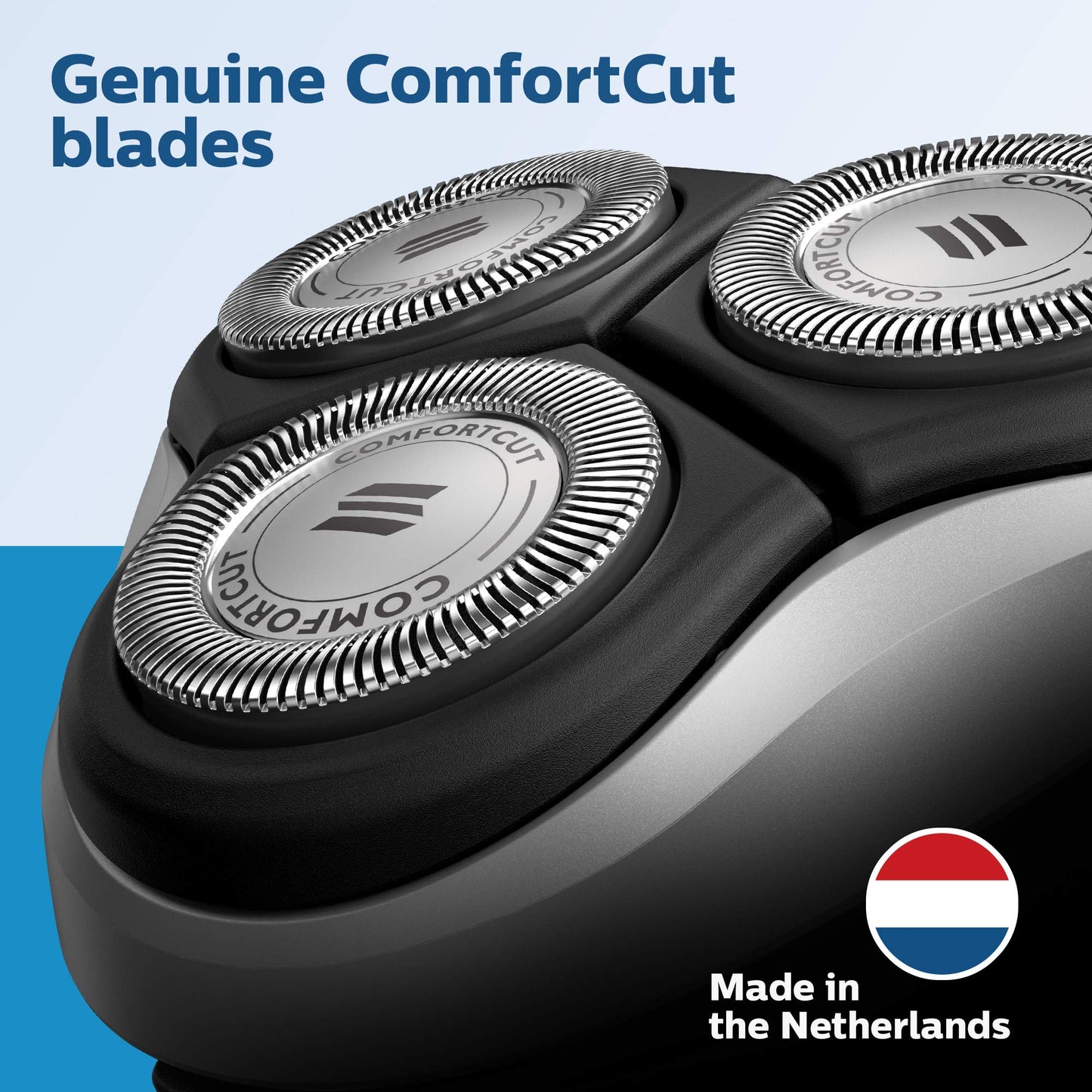 Philips Norelco Genuine SH30/52 Shaving Heads Compatible with Norelco Shaver Series 1000, 2000, 3000 and 5000X and Rounded