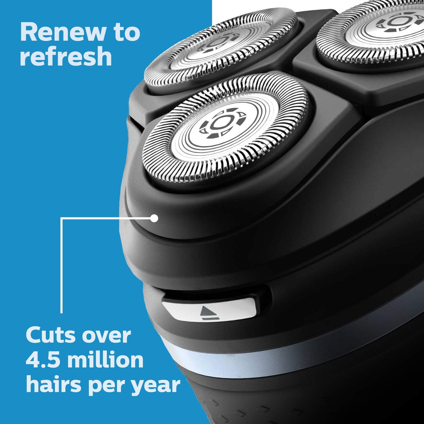 Philips Norelco Genuine SH30/52 Shaving Heads Compatible with Norelco Shaver Series 1000, 2000, 3000 and 5000X and Rounded