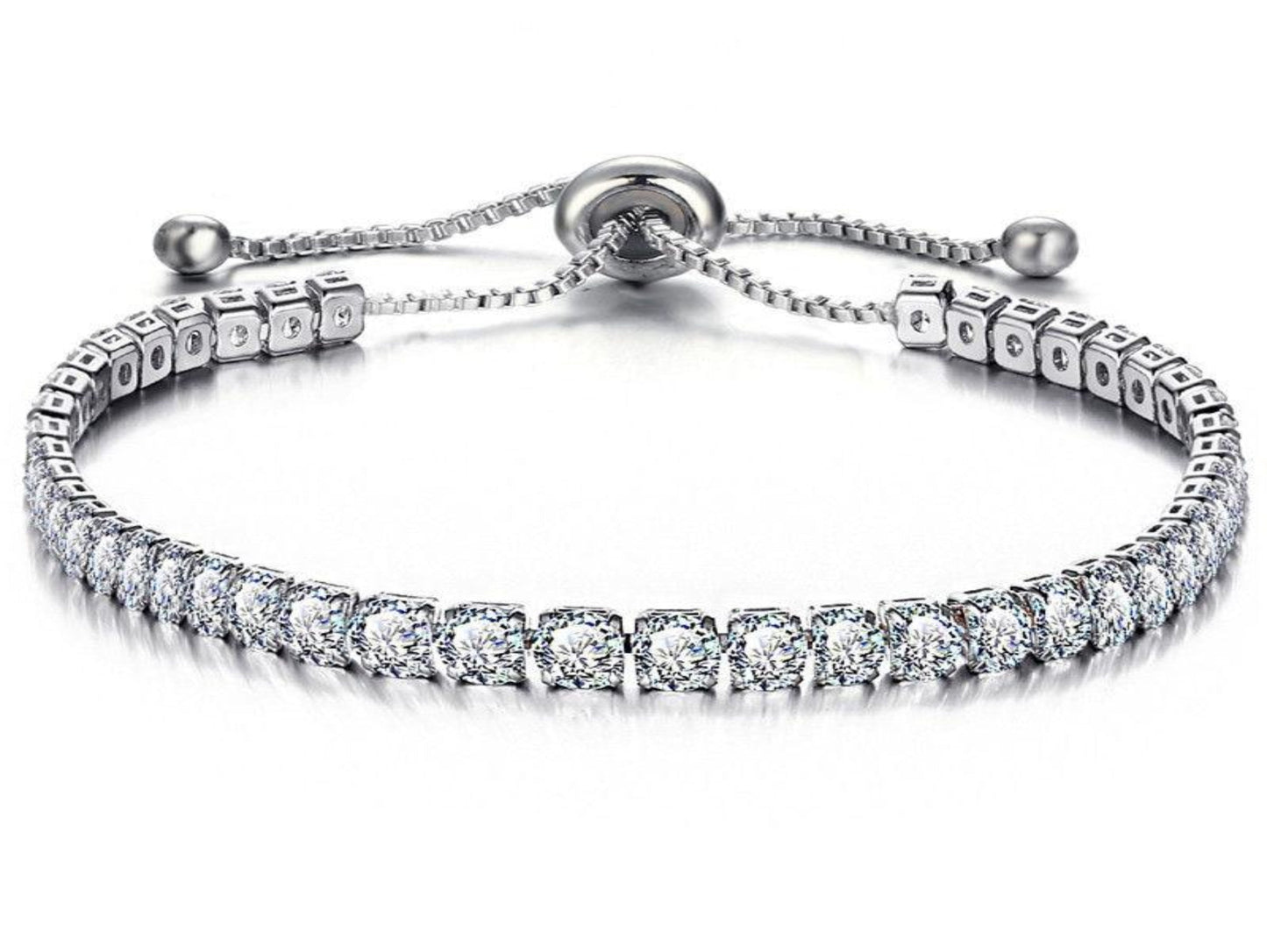 Stirrup Crystal Charm Bracelet    | Ideana