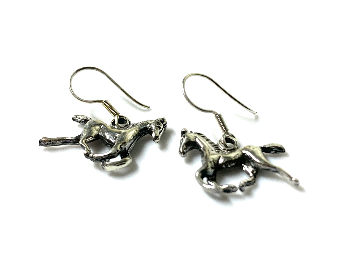 Sterling Silver Horse Earrings